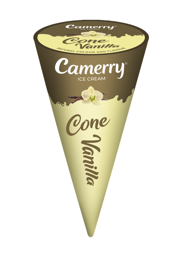Camerry Vanilla Cone Ice Cream