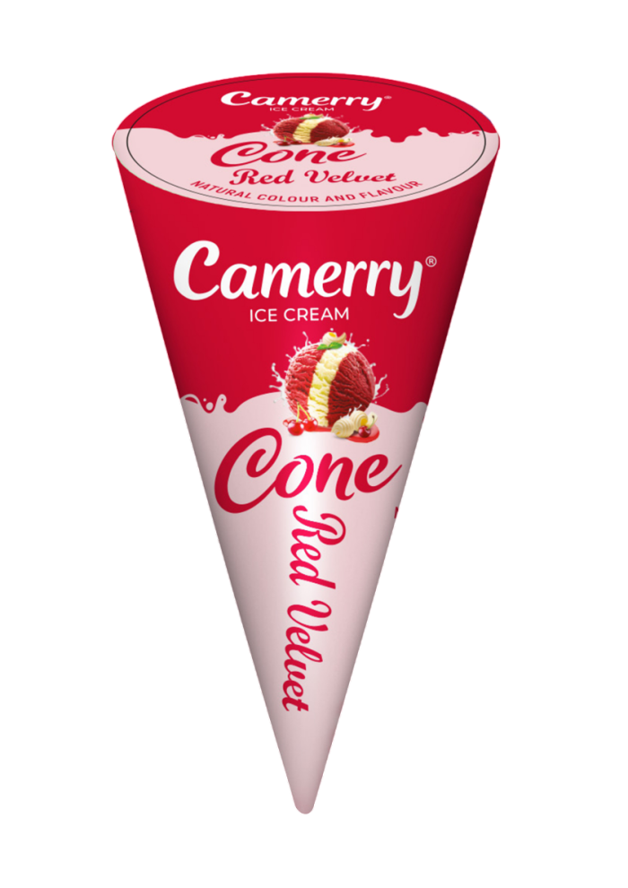 Camerry Red Velvet Cone Ice Cream
