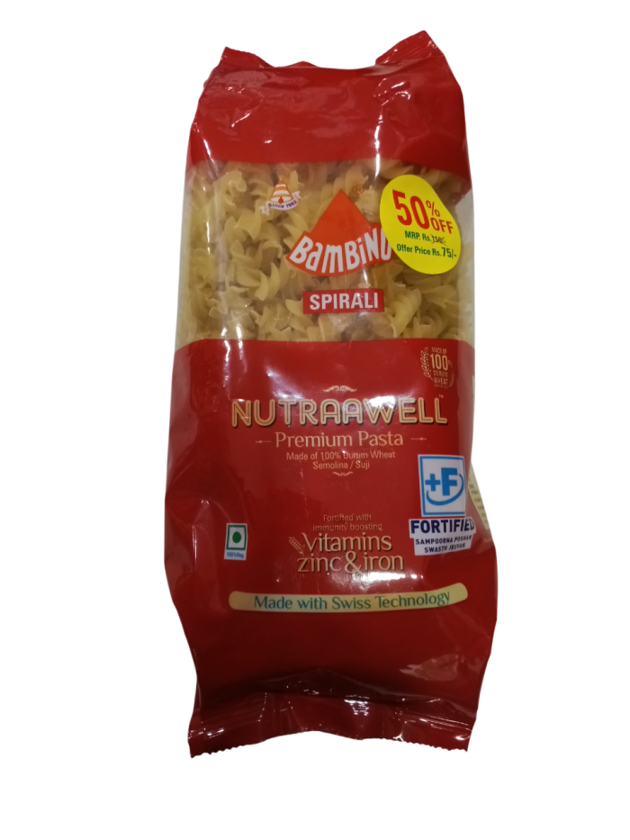 Macroni Pazzta(SPIRALI)-BAMBINO500GM